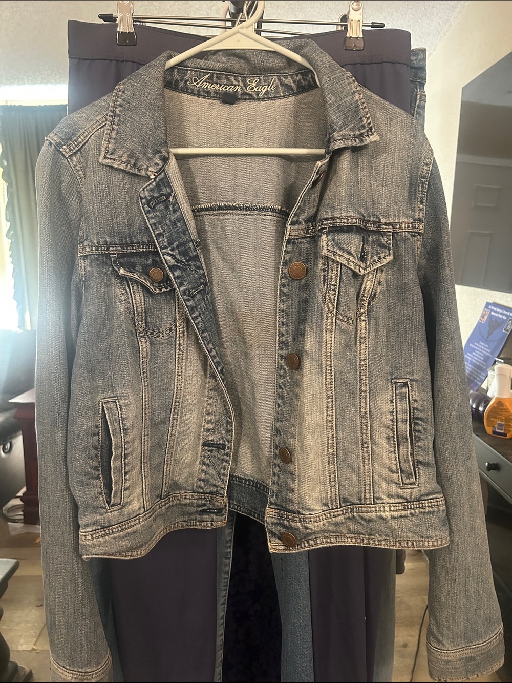 American Eagle Light Blue Denim Jacket